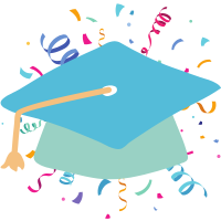 1000 Books Graduation Badge